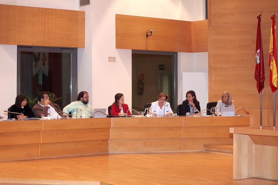 Concejales del PP durante el pleno
