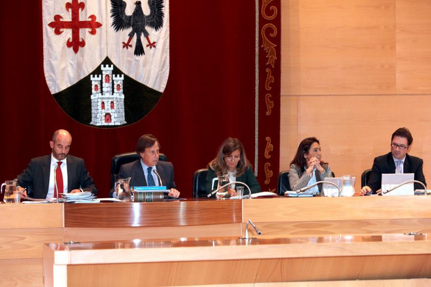 Junta de Gobierno Municipal durante el pleno