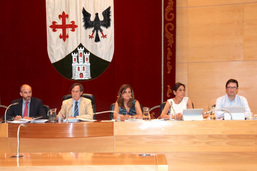 Junta de Gobierno Municipal durante el pleno