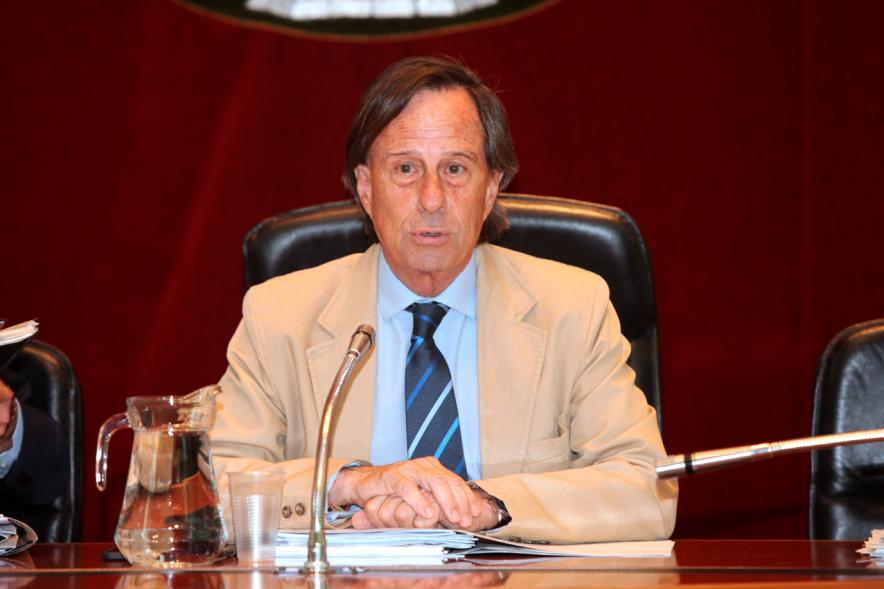 Alcalde García De Vinuesa durante la sesión plenaria