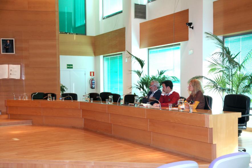 Concejales de Ciudadanos durante el pleno
