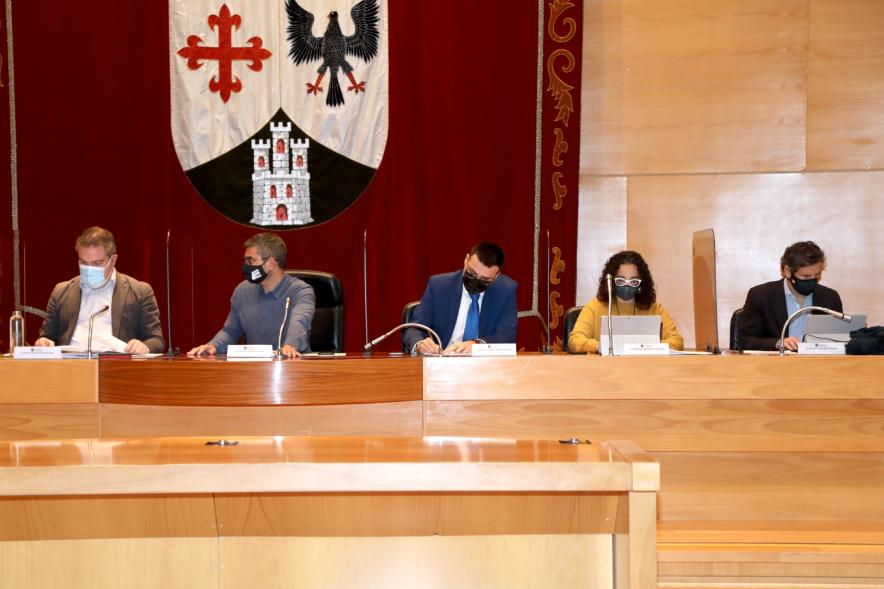 Junta de Gobierno Municipal durante el pleno
