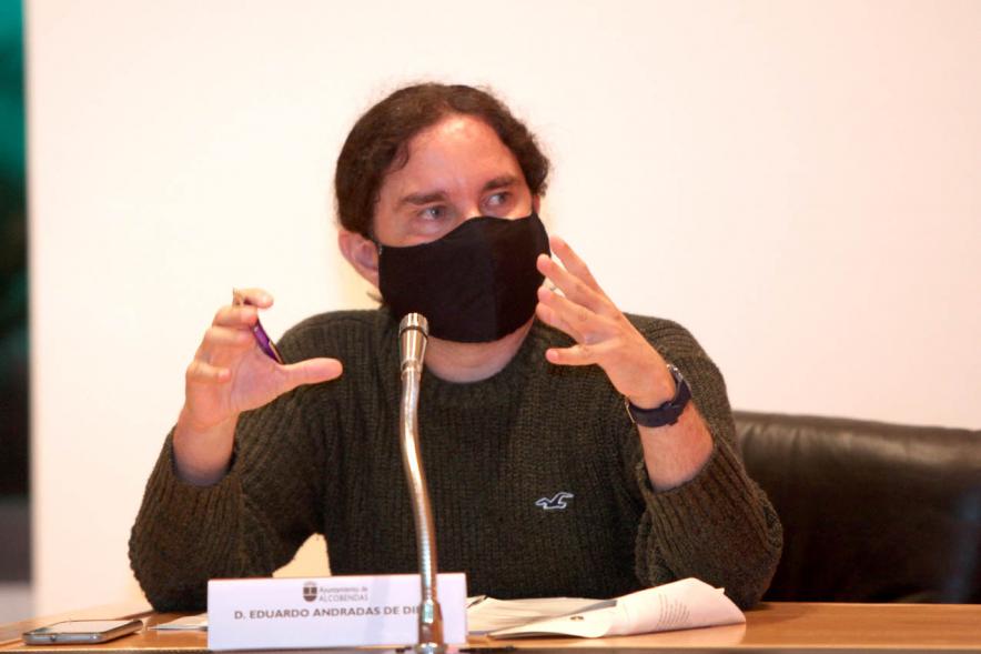 Concejal por Podemos Eduardo Andradas