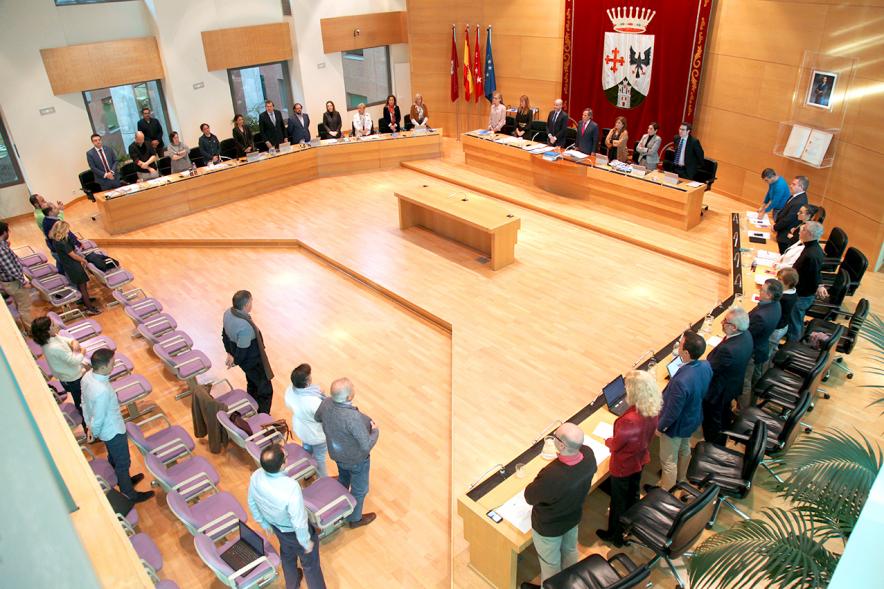 Vista cenital del salón de plenos