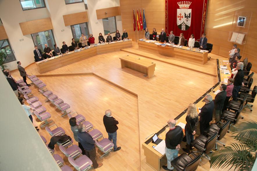 Vista cenital del salón de plenos