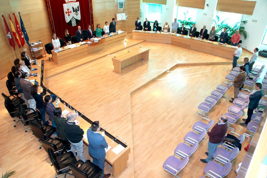 Vista cenital del salón de plenos