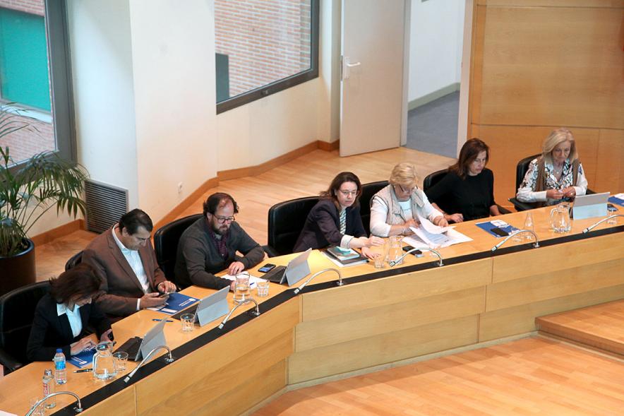Concejales del PP durante el pleno