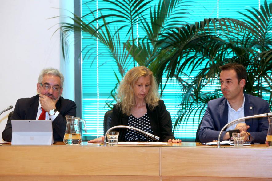 Concejales de Ciudadanos durante el pleno