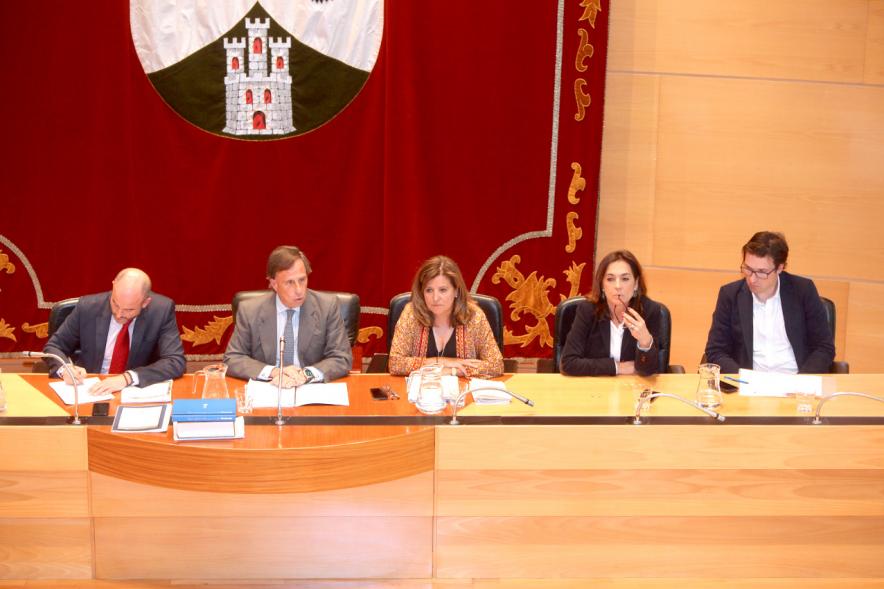 Junta de Gobierno Municipal durante el pleno