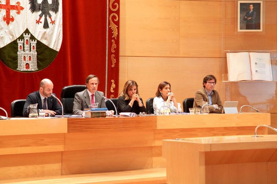 Junta de Gobierno Municipal durante el pleno