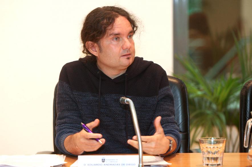 Concejal por Podemos Eduardo Andradas