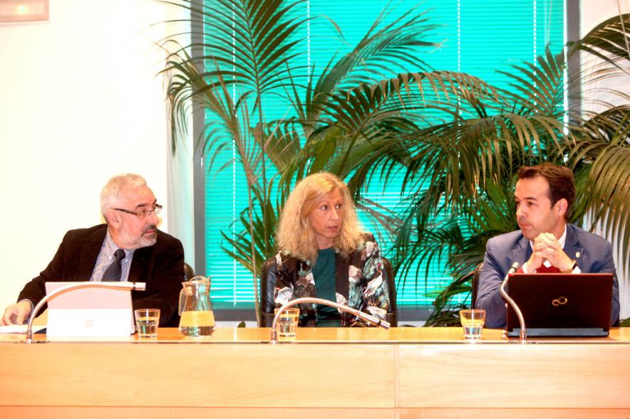 Concejales de Ciudadanos durante el pleno