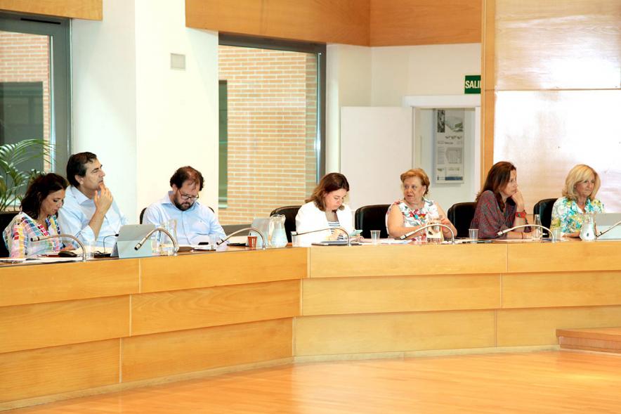 Concejales del PP durante el pleno