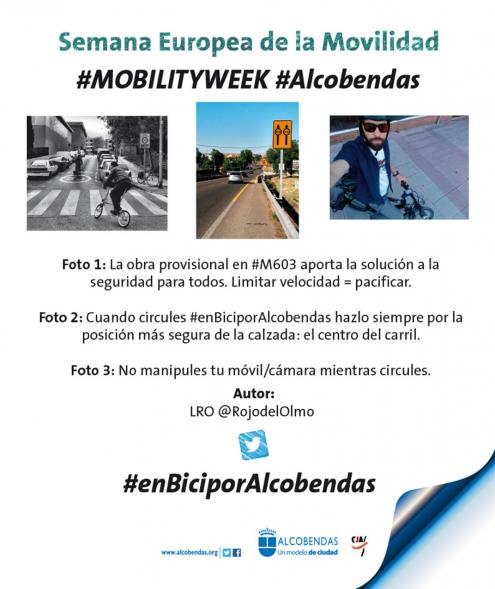 Selfies Exposición Semana de la Movilidad - Fotogramas de la semana de la movilidad.