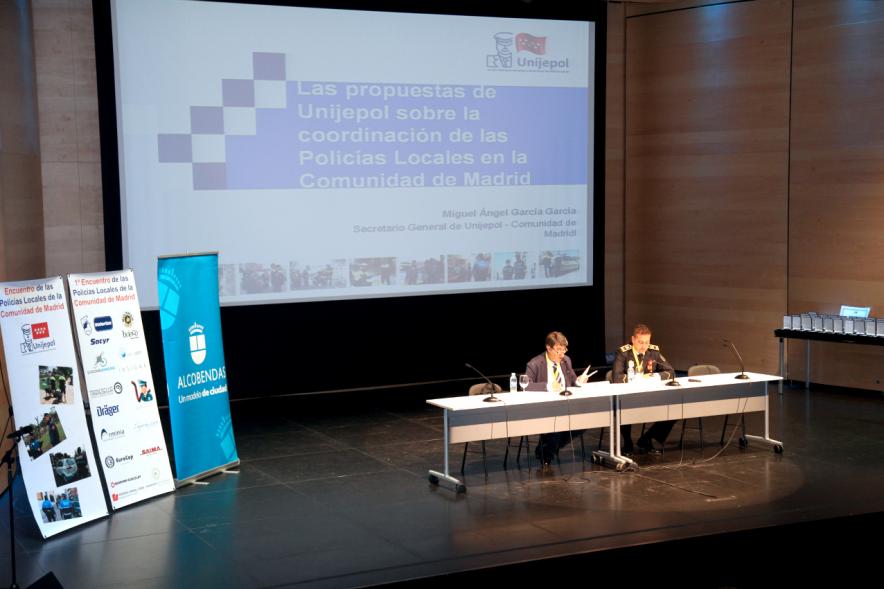 Ier Encuentro de las Policías Locales de la Comunidad de Madrid - Imagen vista panorámica del escenario.