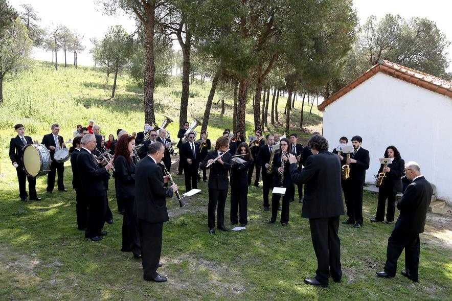 Banda de música ensayando