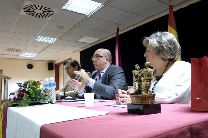 Pregón Fiesta de la Vendimia de la Casa de Castilla La Mancha - Imagen de los conferenciantes.