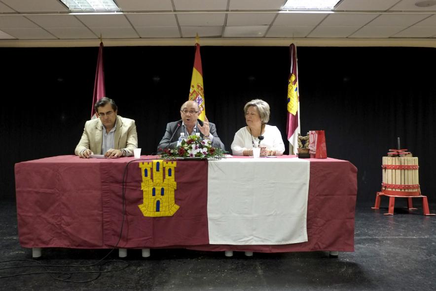 Pregón Fiesta de la Vendimia de la Casa de Castilla La Mancha - Imagen de los conferenciantes.