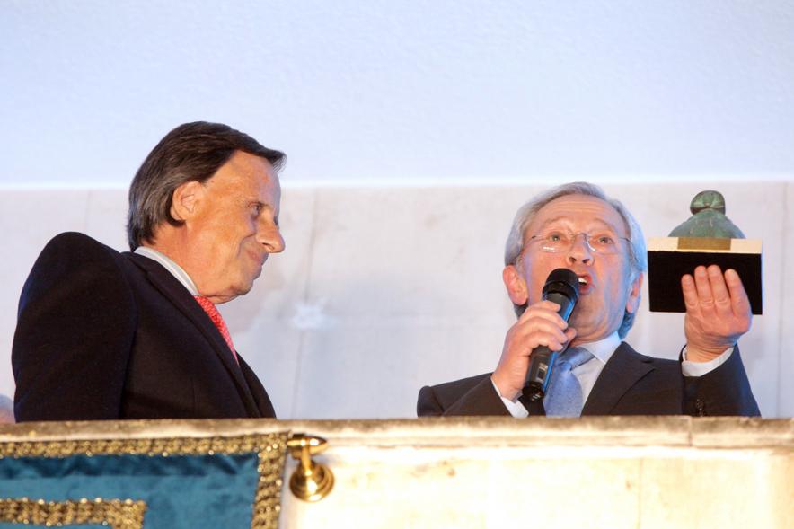 Pregón Fiestas Virgen de la Paz 2018 - El pregonero y el alcalde.