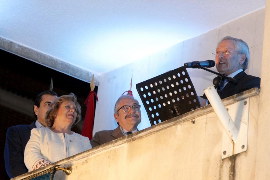 Pregón Fiestas Virgen de la Paz 2018 - Primer plano del pregonero.