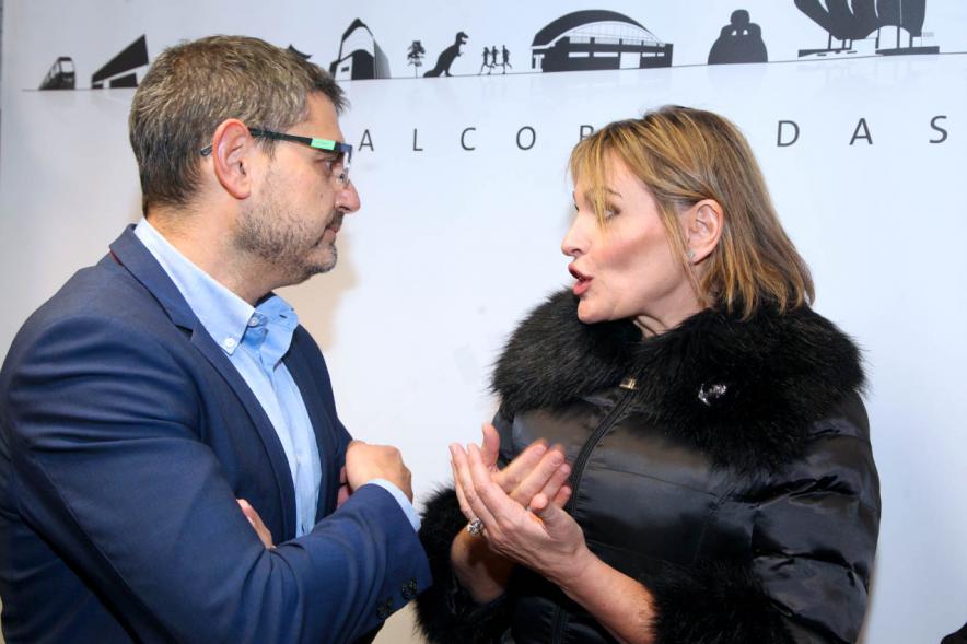 Alcalde Rafael Sánchez y la soprano Arteta como pregonera. Pregón Fiestas Virgen de la Paz 2020