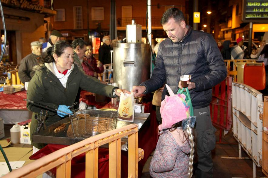 Puesto de churros. Pregón Fiestas Virgen de la Paz 2020