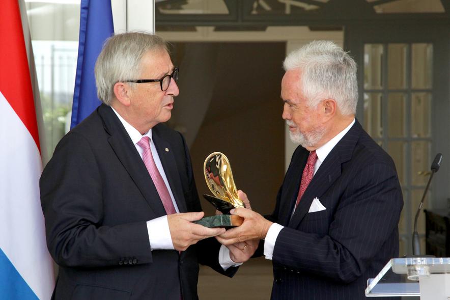 Entrega Premio Cámara de Comercio de Bélgica y Luxemburgo - Imagen de un momento de la entrega del premio Marqués de Villalobar.
