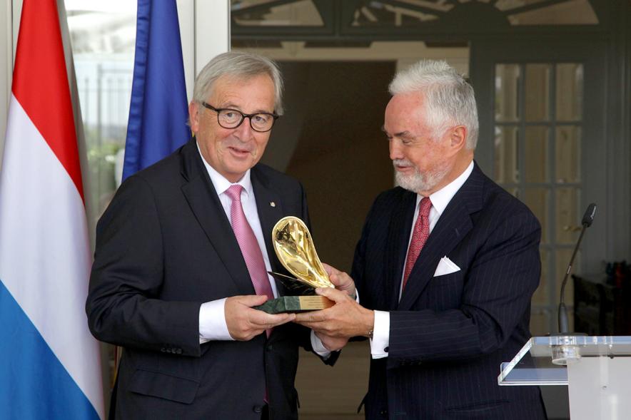 Entrega Premio Cámara de Comercio de Bélgica y Luxemburgo - Imagen de un momento de la entrega del premio Marqués de Villalobar.