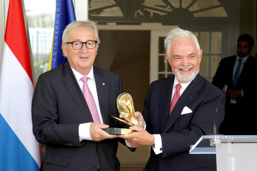 Entrega Premio Cámara de Comercio de Bélgica y Luxemburgo - Imagen de un momento de la entrega del premio Marqués de Villalobar.