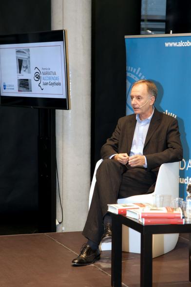 Ier Premio de Narrativa Alcobendas Juan Goytisolo 2018 - Primer plano de Antonio Soler.