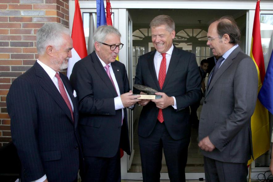 Entrega Premio Cámara de Comercio de Bélgica y Luxemburgo - Imagen de un momento de la entrega del premio Marqués de Villalobar.