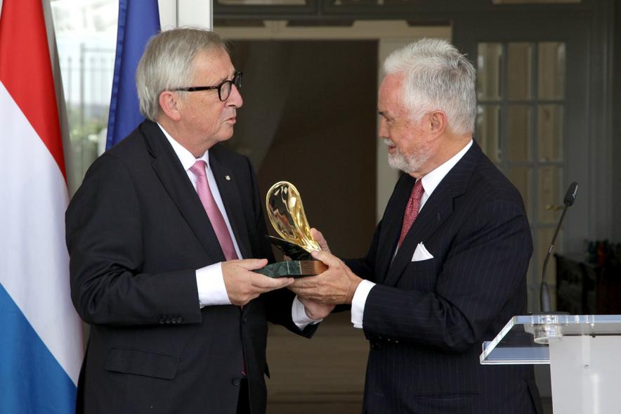 Entrega Premio Cámara de Comercio de Bélgica y Luxemburgo - Imagen de un momento de la entrega del premio Marqués de Villalobar.