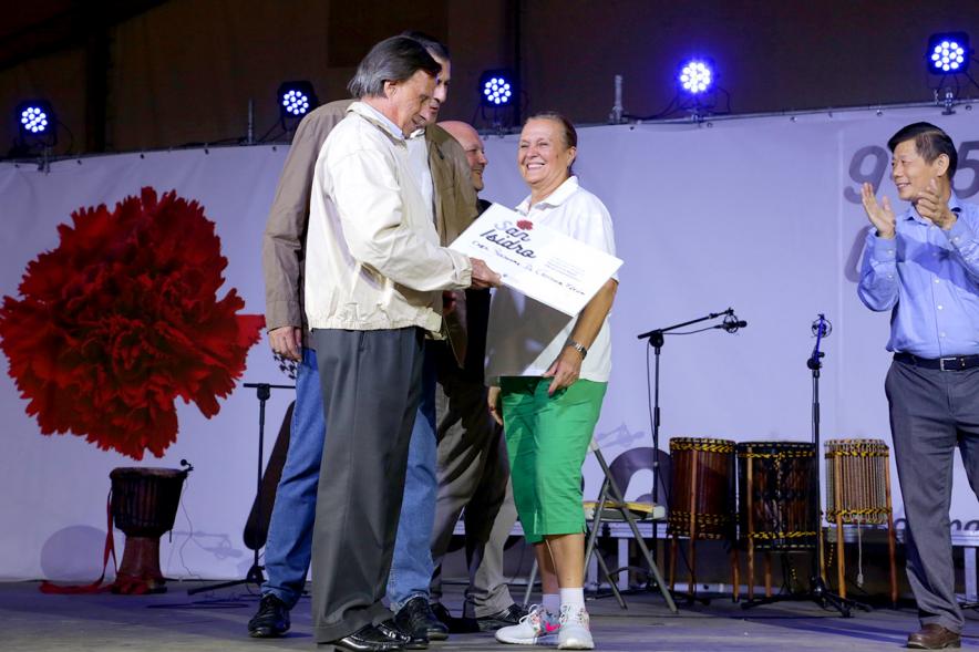 Entrega de premios a la mejor caseta durante las fiestas de San Isidro 2018