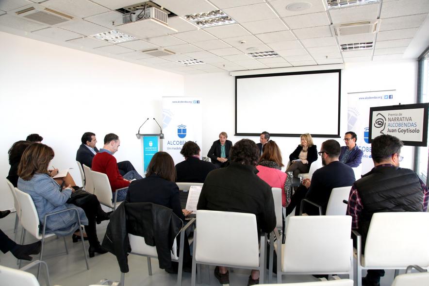 Presentación Premio de Narrativa Alcobendas - Juan Goytisolo - Imagen del salón donde se celebra el acto.