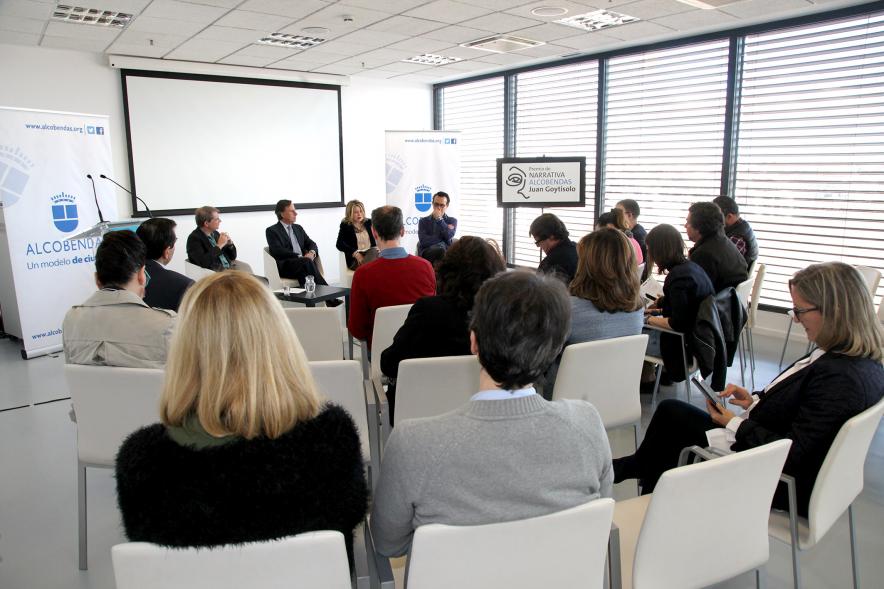 Presentación Premio de Narrativa Alcobendas - Juan Goytisolo - Imagen del salón donde se celebra el acto.