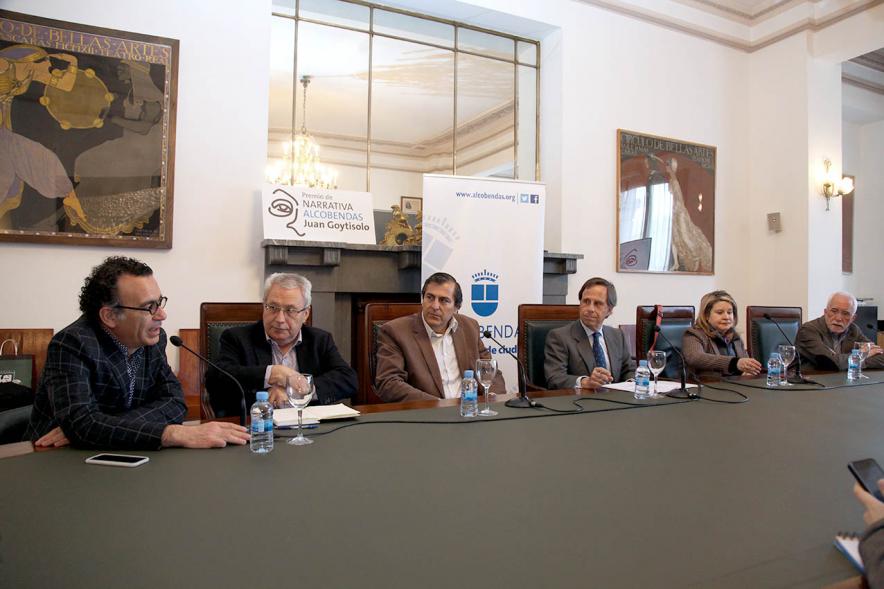 Alcalde Ignacio de Vinuesa y miembros del jurado. 