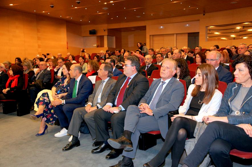 Entrega Premios Nacionales de Comercio Interior 2018 - Imagen del público asistente, entre los que se encuentran todos los premiados.