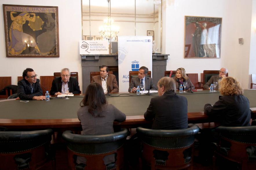 Alcalde Ignacio de Vinuesa y miembros del jurado. 