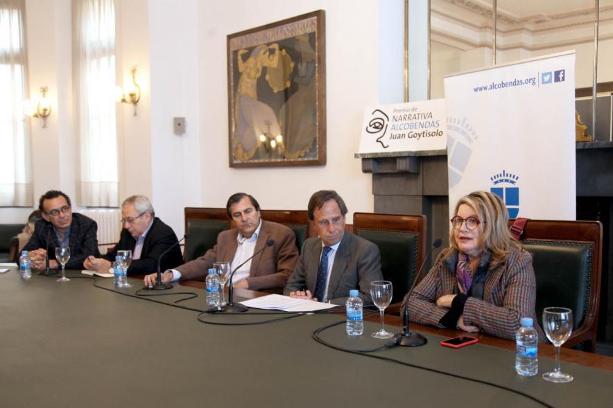 Alcalde Ignacio de Vinuesa y miembros del jurado. 
