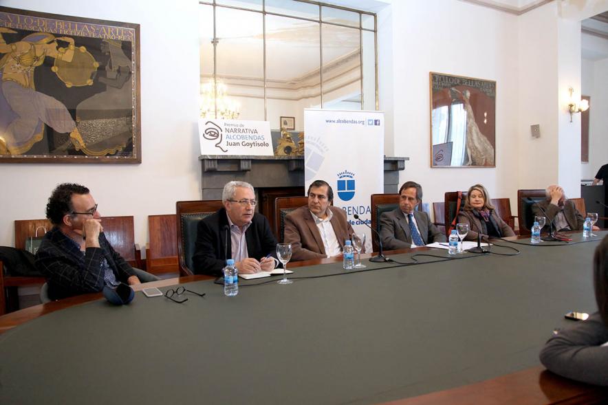 Alcalde Ignacio de Vinuesa y miembros del jurado. 