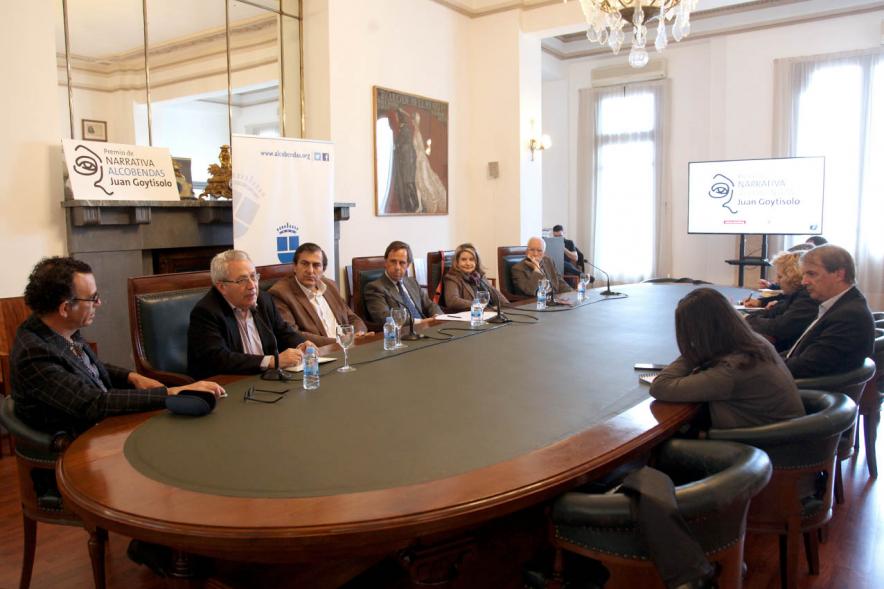 Alcalde Ignacio de Vinuesa y miembros del jurado. 