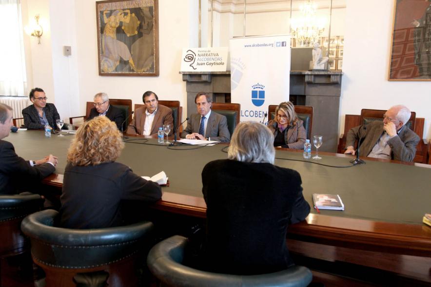 Alcalde Ignacio de Vinuesa y miembros del jurado. 