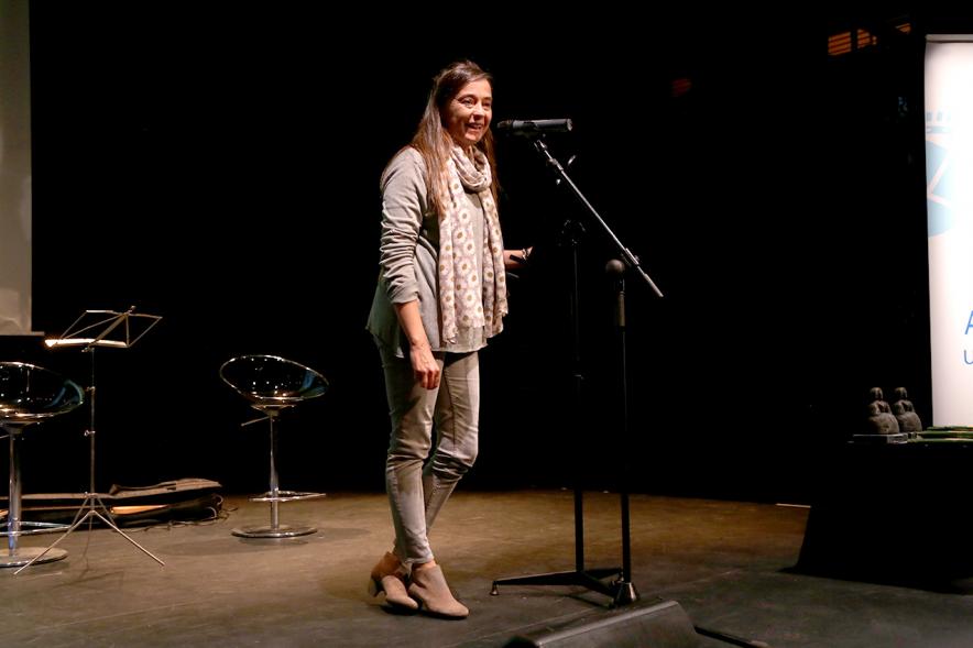 Gala Entrega de Premios Jovenes Alcobendas 2017 - Una de las presentadoras del acto.