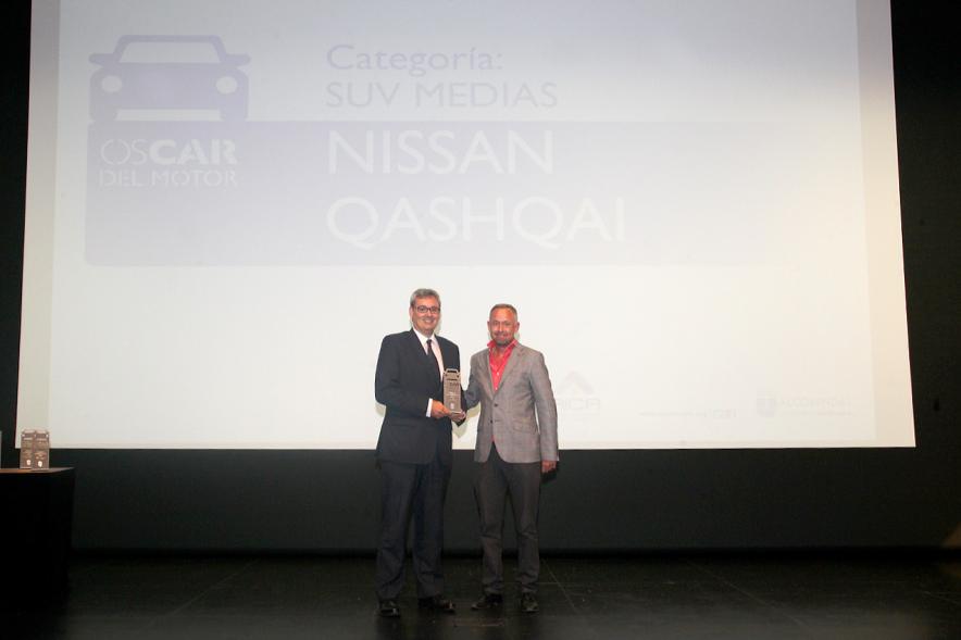 Entrega de Premios Oscar del Motor -  Recogida de premio.