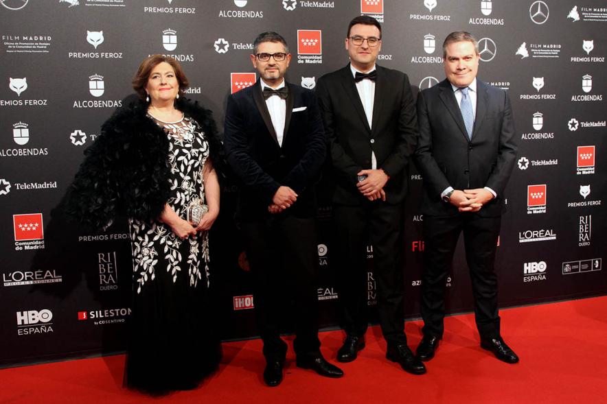 Delegación municipal en la alfombra roja