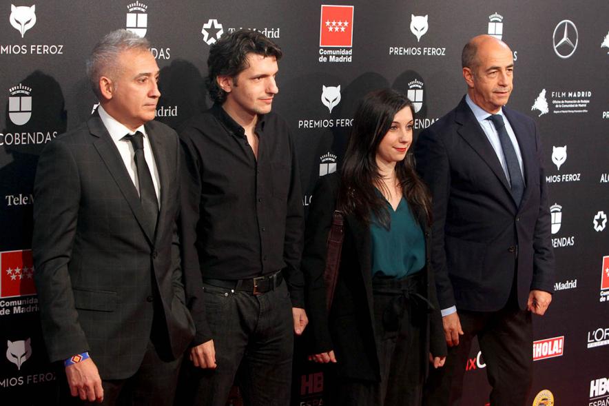 Nominados posando