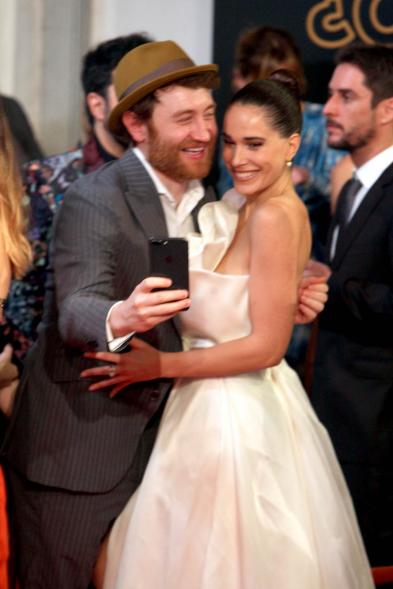 Celia Freijeiro y Manuel Burque