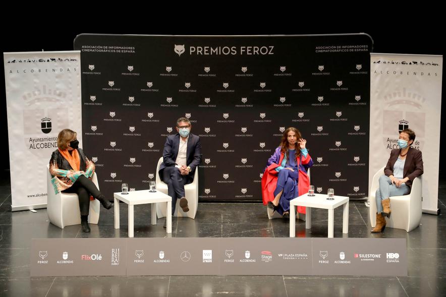 Vista general del escenario durante la rueda de prensa