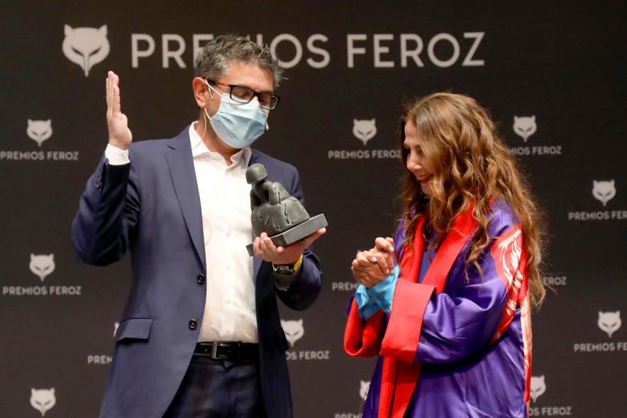 La actriz Victoria Abril recibe el Premio Menina
