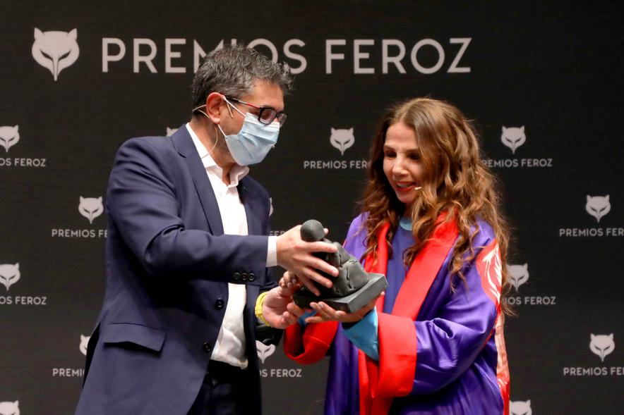 La actriz Victoria Abril recibe el Premio Menina